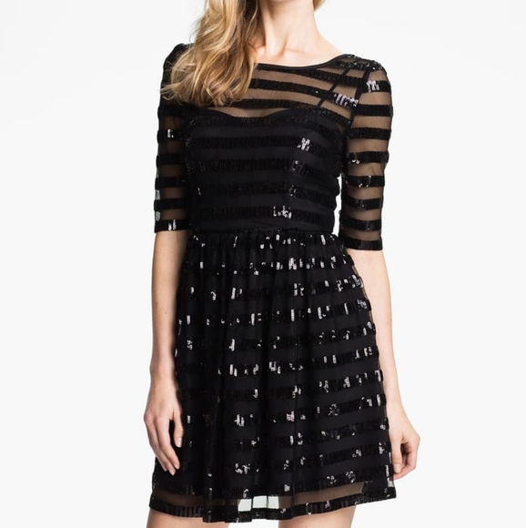 Max & Cleo Dresses & Skirts - ❤HP❤ Max & Cleo NWT Sequin Striped Party Dress